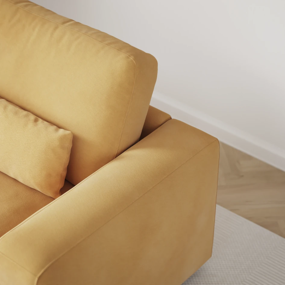Noma - 3-sits soffa - Gul