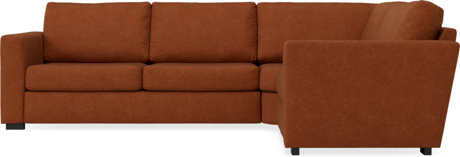 Friday - Hörnsoffa, 2,5+1,5-sits - Orange
