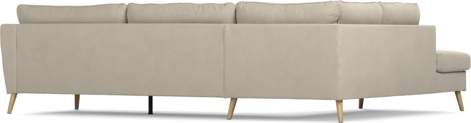 County - 2,5-sits soffa med divan vänster - Grå