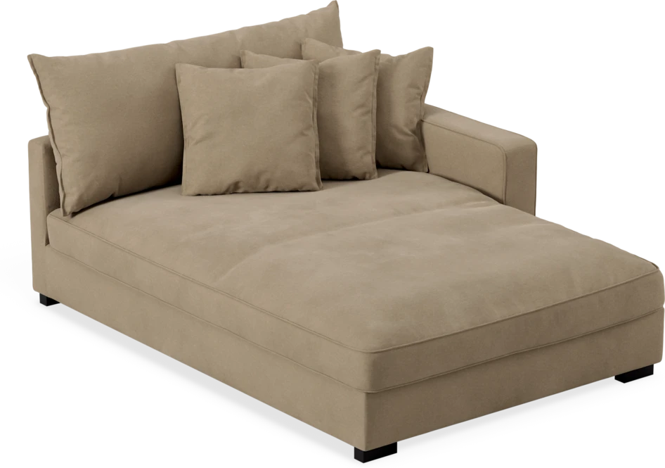 Rossi - Schäslong XL höger - Beige