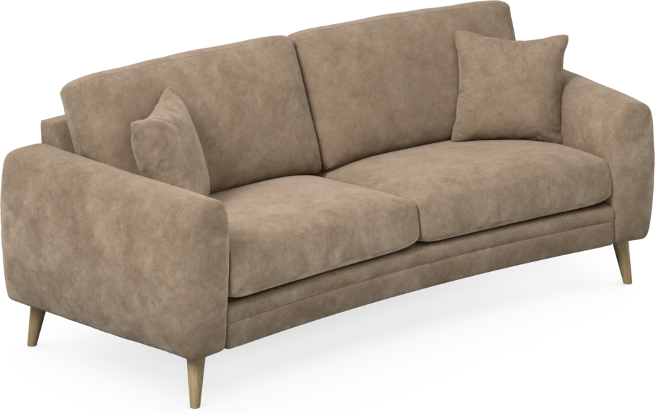 Eden - 2,5-sits soffa svängd - Beige