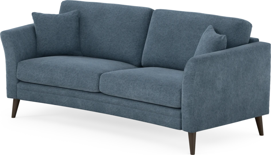 Eden - 2,5-sits soffa svängd - Blå