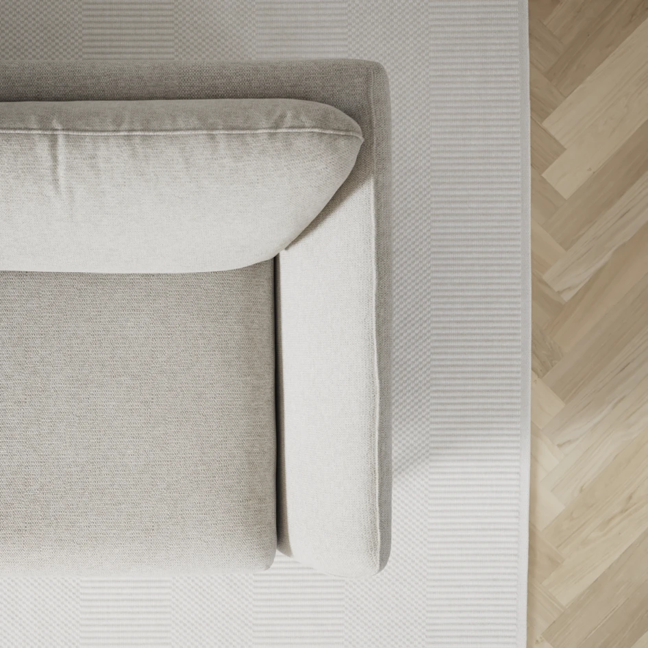 Madison - 2-sits soffa med divan vänster och schäslong höger - Grå