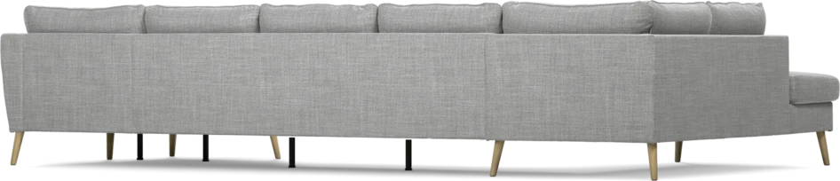 County - 4-sits soffa med divan vänster och schäslong höger - Grå