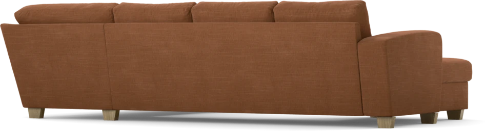 Friday - 3-sits soffa med schäslong vänster och divan höger - Orange
