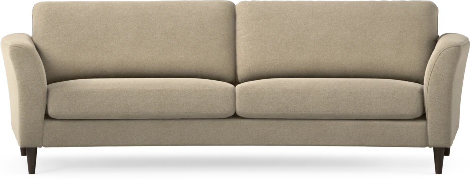 Bridge - 3-sits soffa svängd - Beige