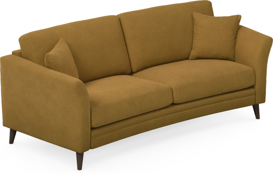 Eden - 2,5-sits soffa svängd - Gul