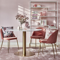 Tiffany - Matgrupp med 4 stolar Kiwi - inspiration