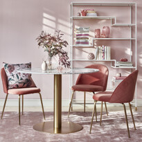 Tiffany - Matgrupp med 4 stolar Kiwi - inspiration