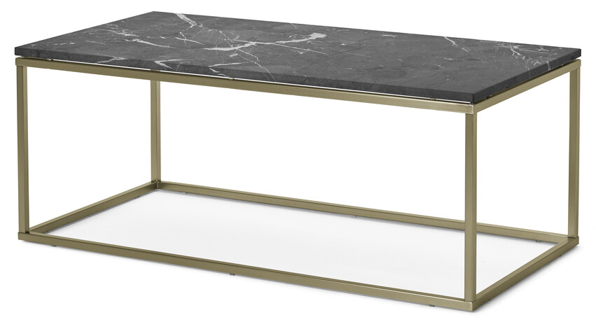 Amanda - Soffbord, 120x60x47 cm - Svart