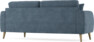 Eden - 2,5-sits soffa svängd - Blå
