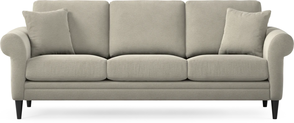 Eden - 3-sits soffa - Brun