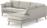 Eden - 2,5-sits soffa med divan - Grå