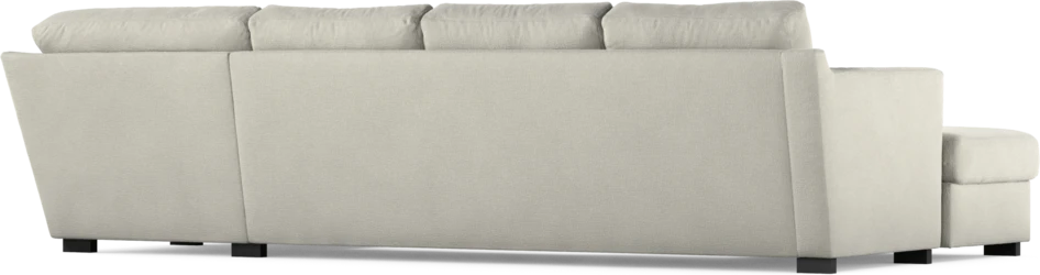 Friday - Hörnsoffa, 3+2-sits med schäslong vänster - Vit