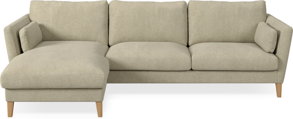 Winston - 3-sits soffa med schäslong, vändbar - Beige