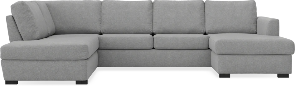Friday - 3-sits soffa med divan vänster och schäslong höger - Grå