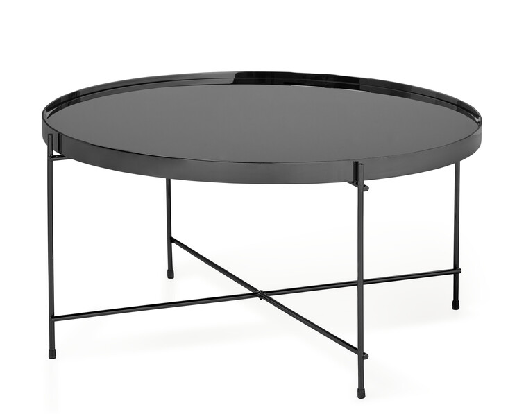Nero - Soffbord, Ø 65, H 40 cm - Svart