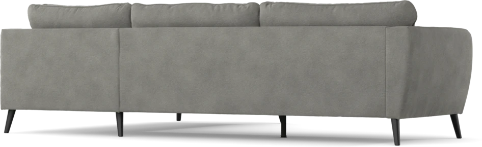 County - 2,5-sits soffa med divan höger - Grå