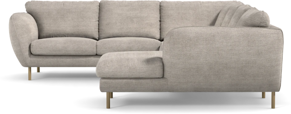 Madison Lux - Hörnsoffa med schäslong höger - Beige