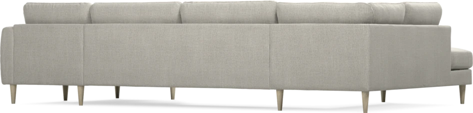 Bridge - 3-sits soffa med divan vänster och schäslong höger - Grå