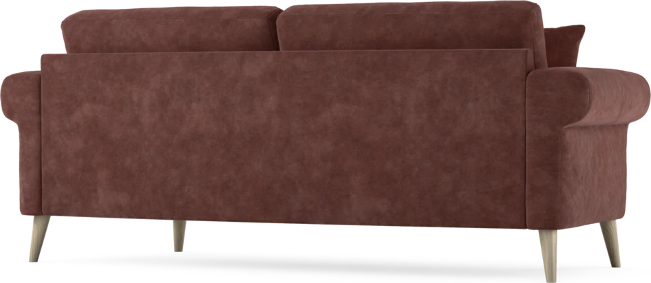 Eden - 2,5-sits soffa svängd - Röd