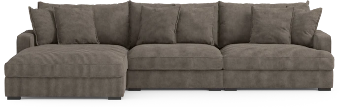 Rossi, 3-sits soffa med schäslong vänster