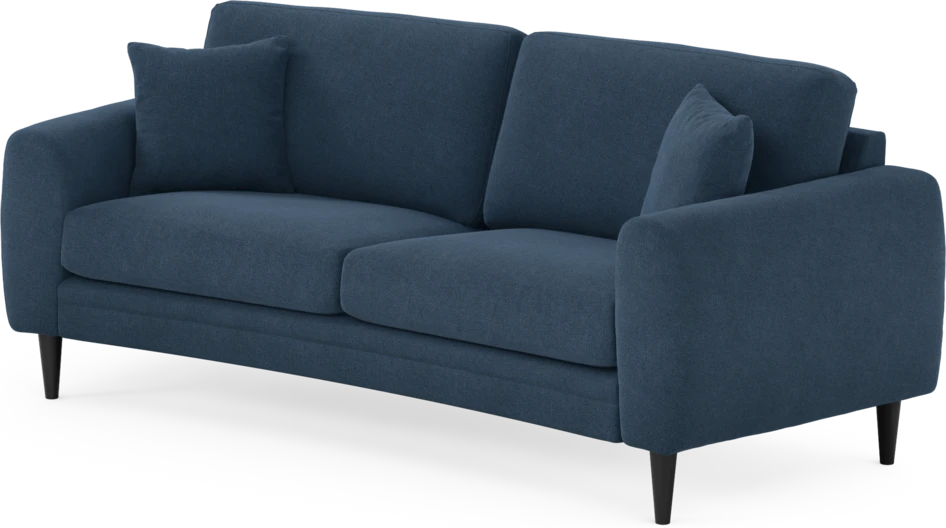 Eden - 2,5-sits soffa svängd - Blå