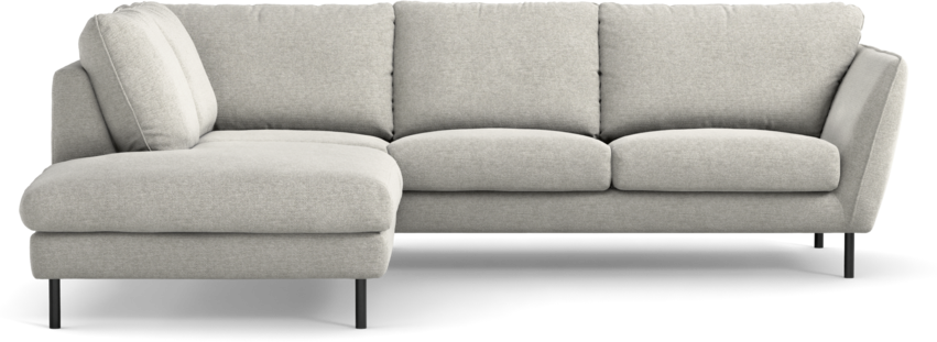 Madison Lux - 2-sits soffa med divan vänster - Grå