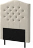 New York välvd - Sänggavel, 90-210 cm - Beige