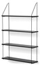 Axel - Vägghylla, B 80 cm - Svart