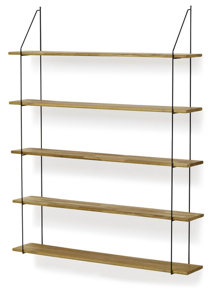 Axel - Vägghylla, B 120 cm - Brun