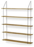 Axel - Vägghylla, B 120 cm - Brun