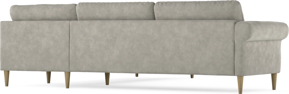 Bridge - Hörnsoffa, 3+3-sits - Grå