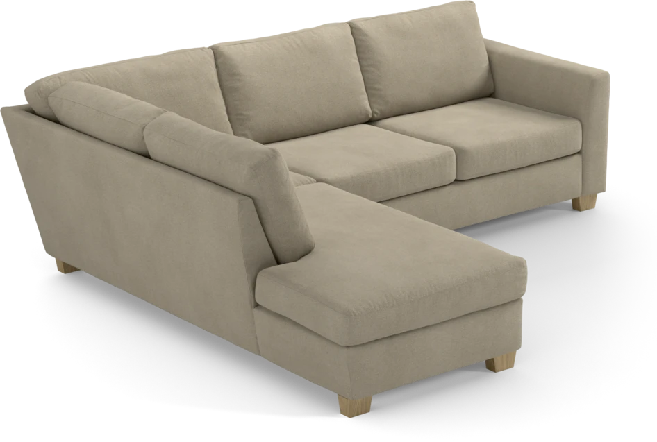 Friday - 2,5-sits soffa med divan vänster - Beige