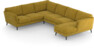 Madison Lux - Hörnsoffa med schäslong höger - Gul