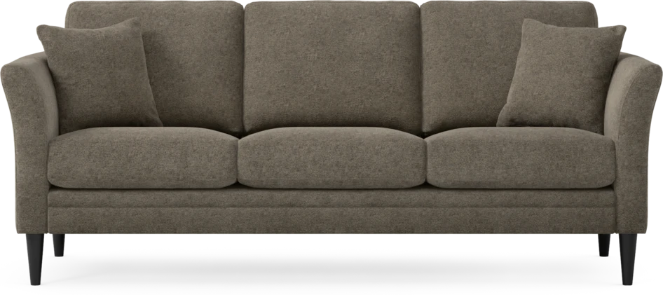 Eden - 3-sits soffa - Brun