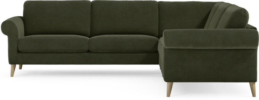 Bridge - Hörnsoffa, 2+2-sits - Grön