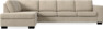 Nevada - 3-sits soffa med divan vänster - Beige