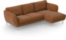 Madison - 2-sits soffa med schäslong höger - Orange