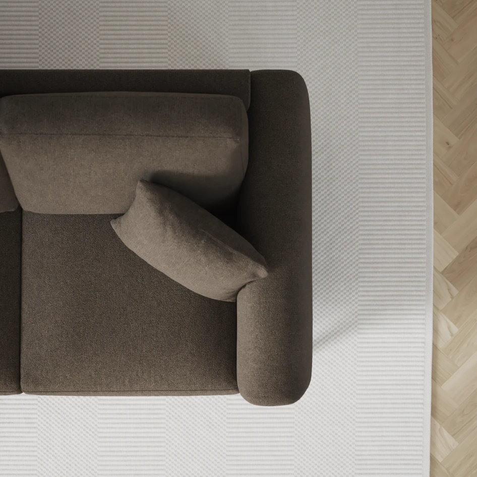 Eden - 2,5-sits soffa - Brun