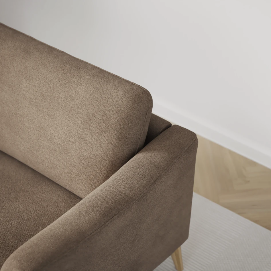 Bridge - 3-sits soffa - Brun