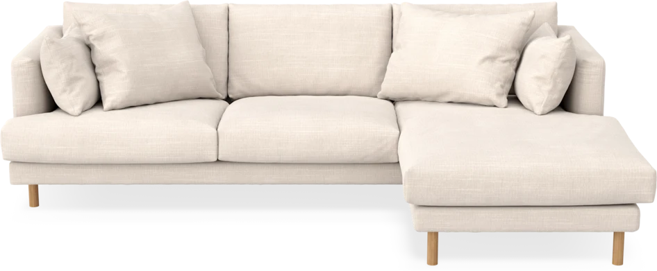 Harper - 4-sits med schäslong höger  - Beige