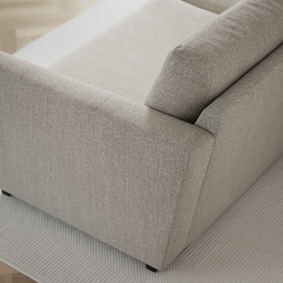 Friday - 2,5-sits soffa med divan höger - Vit