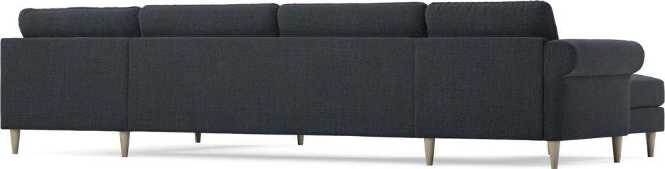 Bridge - 3-sits soffa med schäslong vänster och divan höger - Blå