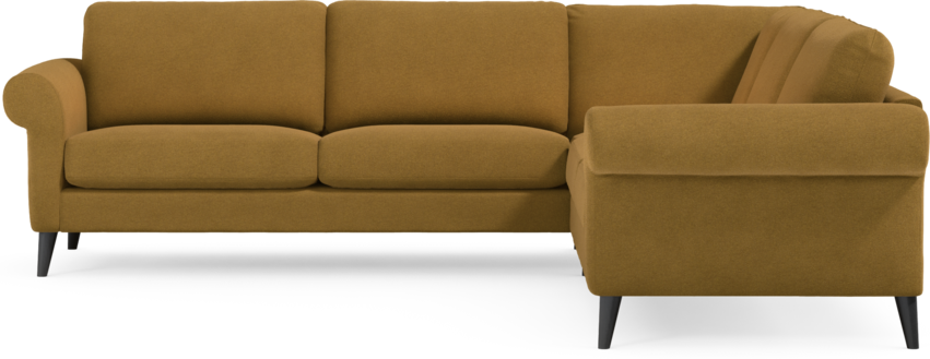 Bridge - Hörnsoffa, 2+2-sits - Gul