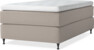 Delux Exclusive - Kontinentalsäng, enkelsäng 120 cm med bäddmadrass - Beige