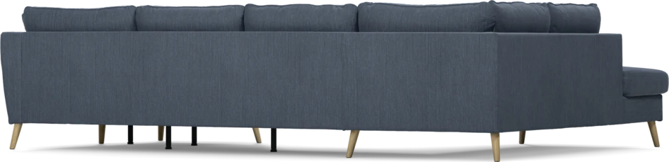 County - 3-sits soffa med divan vänster och schäslong höger - Blå