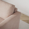 Friday - 2,5-sits soffa med divan vänster - Rosa
