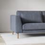 Willow - 3-sits soffa med divan vänster, fast klädsel - Blå