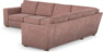 Friday - Hörnsoffa, 3+2-sits - Rosa